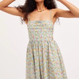 For Love & Lemons floral print Raleigh Midi dress, size S